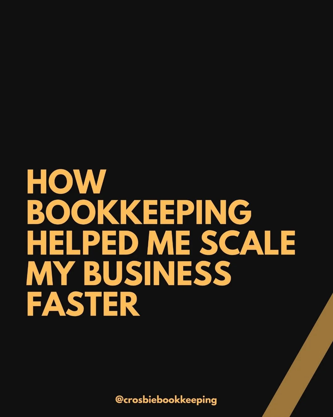 Doing my own bookkeeping gave me the clarity and the confidence to take the leap from policing to being self-employed last October. 
 The clarity I got from my own reporting helped me grow faster and with intention with real numbers and knowing what&