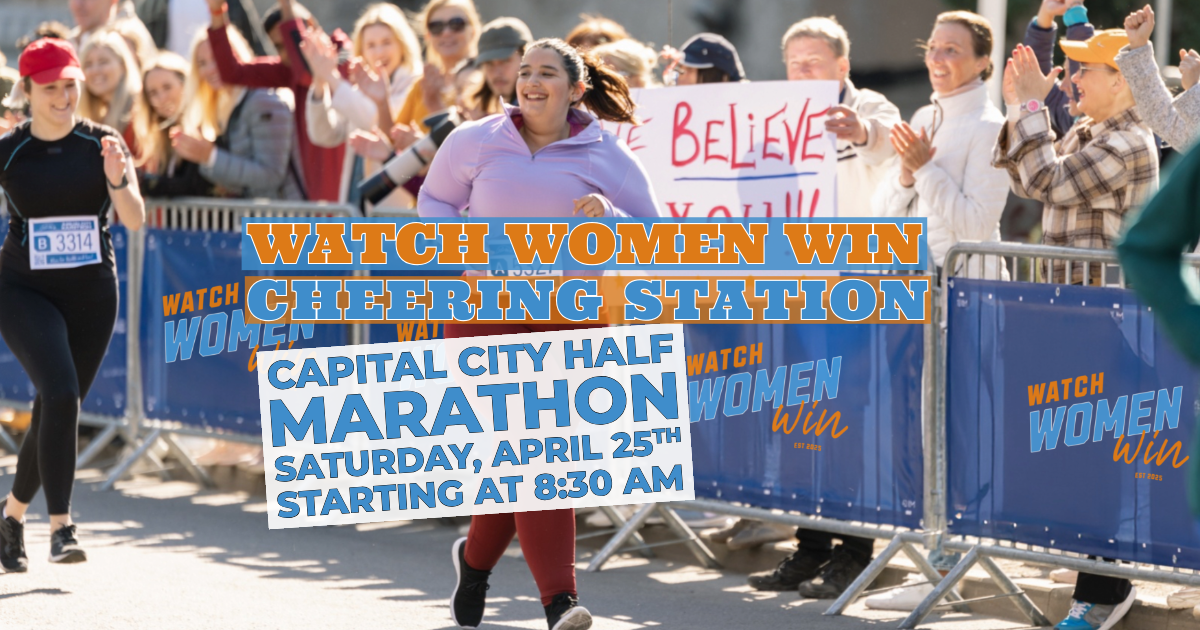 Cap City Half Marathon Cheering Station