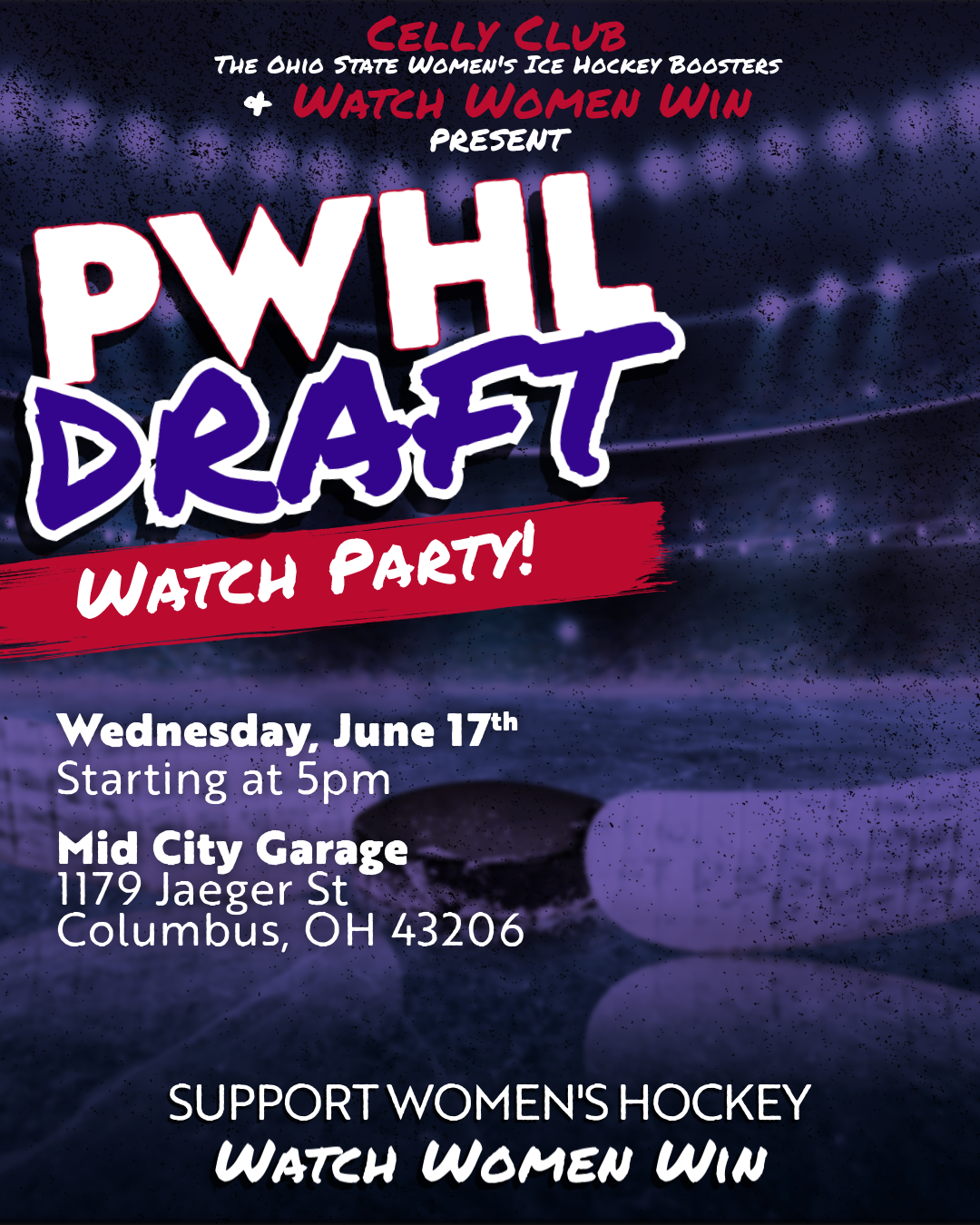 PWHL Draft Watch Party