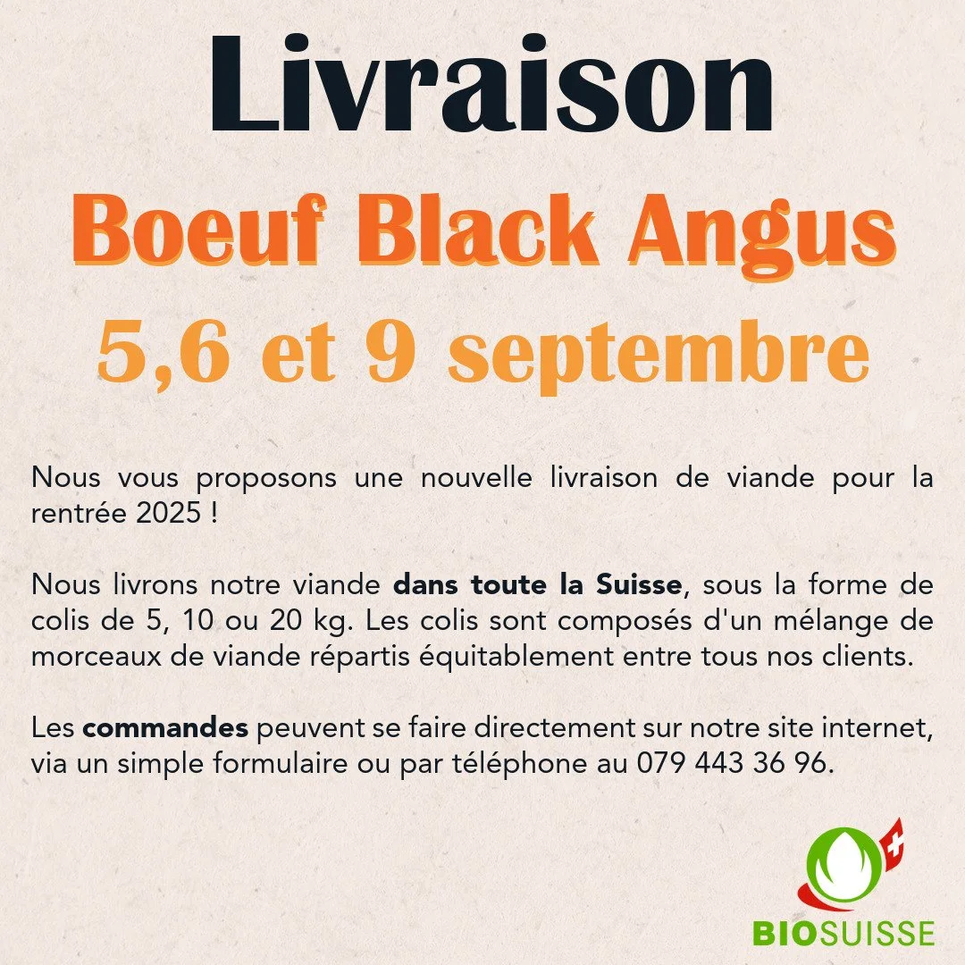 Commandez sur www.fermelavaux.ch/lot-de-boeuf (link in bio)