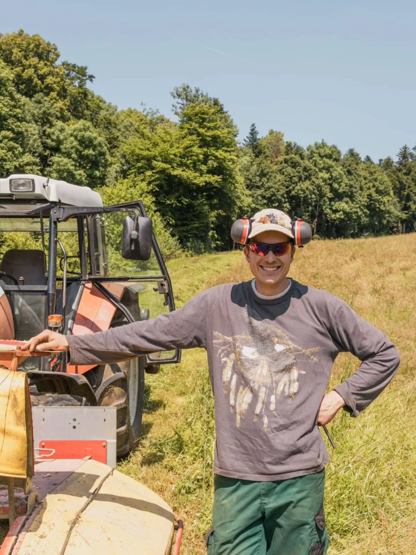 Les foins ont pu &ecirc;tre faits dans d'excellentes conditions cette ann&eacute;e. Les vaches vont pouvoir se r&eacute;galer cet hiver !