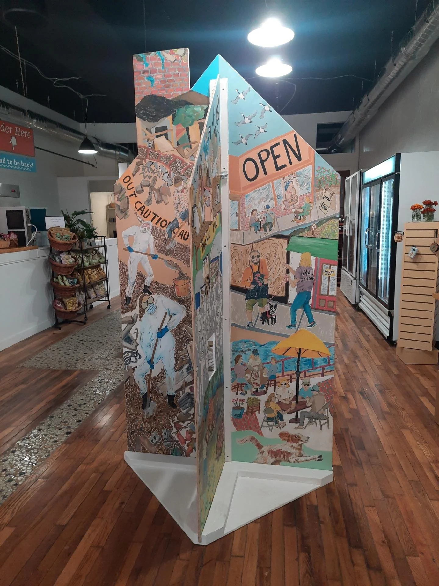 Moving art piece