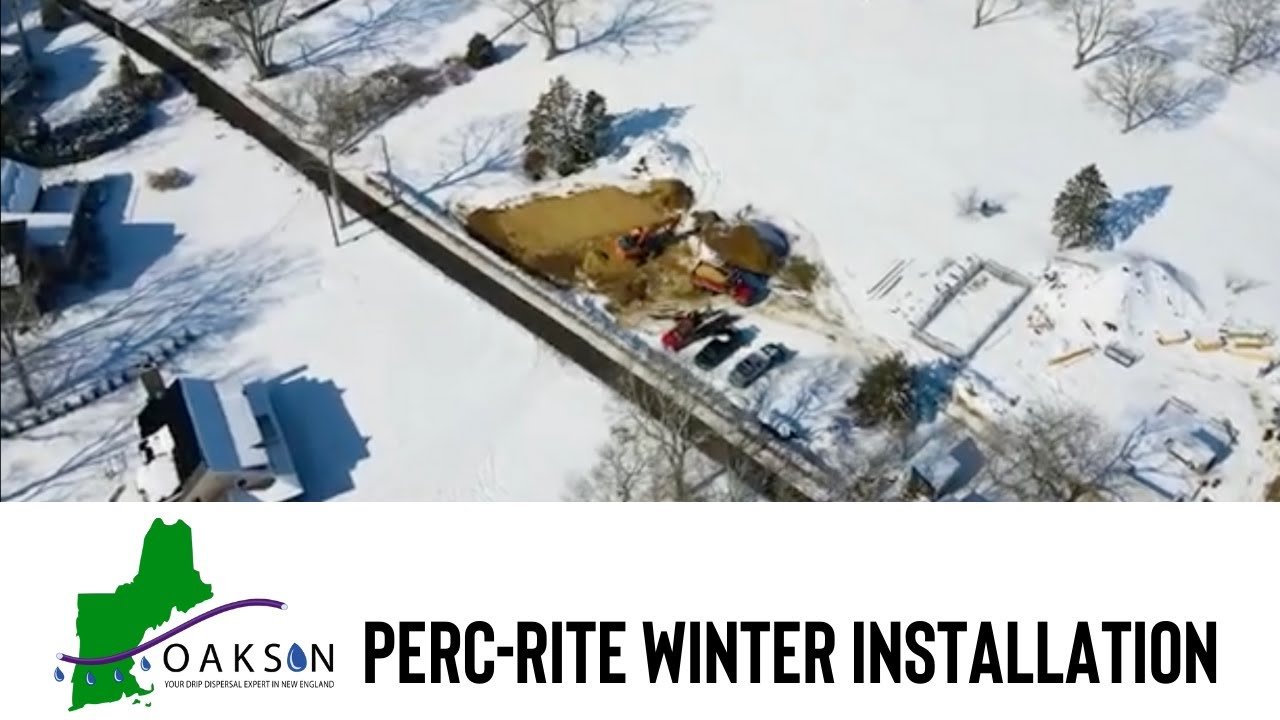 Winter Perc-Rite® Drip Dispersal System Installation in Dartmouth, MA