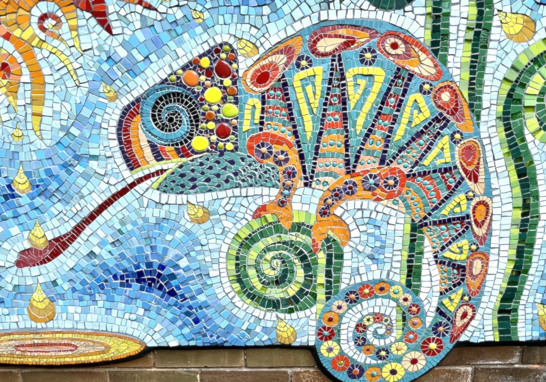 Chameleon detail, Toronto, Ontario 2022