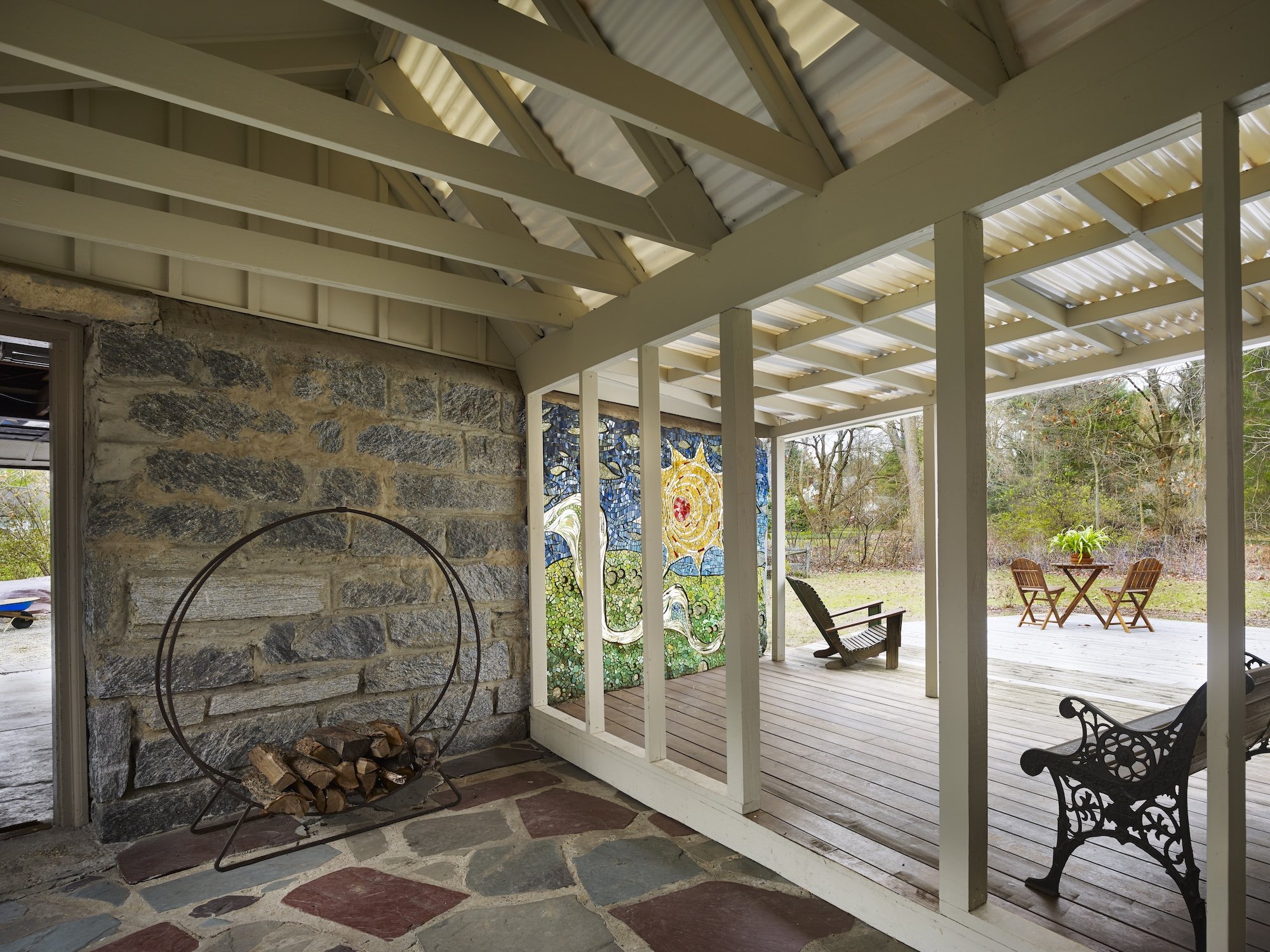 In Situ, Conversation with a Stone Wall,
Rose Valley, PA 2015