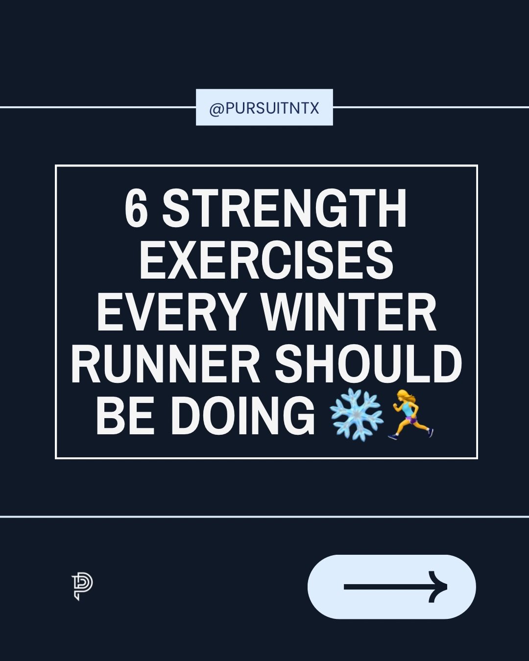 When the temps drop and getting out for a run feels extra tough, your training doesn&rsquo;t have to freeze. ❄️🏃&zwj;♀️

Let your training follow the seasons&mdash;winter is the perfect time to build the strength that makes spring and summer miles f