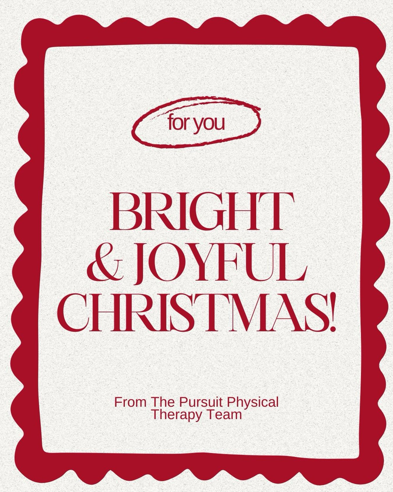 Merry Christmas from us to you!

We hope you are able to spend it with all of your favorite people doing your favorite things! 🎄

You all are our favorite gifts this year!