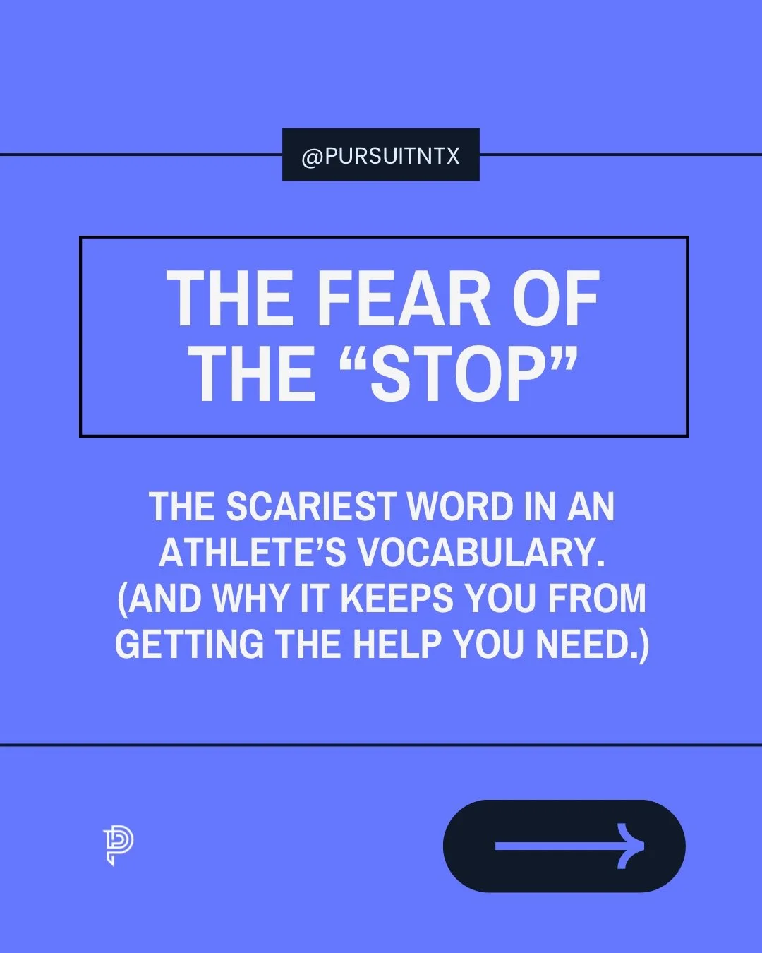 Why do we wait until we can&rsquo;t move to finally ask for help? 🛑 For most of us, it isn&rsquo;t laziness&mdash;it&rsquo;s the fear that someone will tell us to stop doing what we love.

Whether it&rsquo;s CrossFit, running the trails in Argyle, o