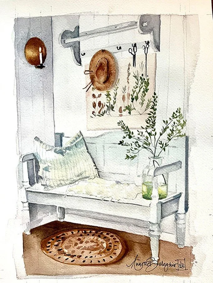 I love capturing the quiet beauty in everyday moments; a cozy corner, a favorite hat, a little bit of greenery. 

That&rsquo;s also why I adore painting pets&hellip; they are part of the daily joy that makes home feel like home. 

It&rsquo;s the fina