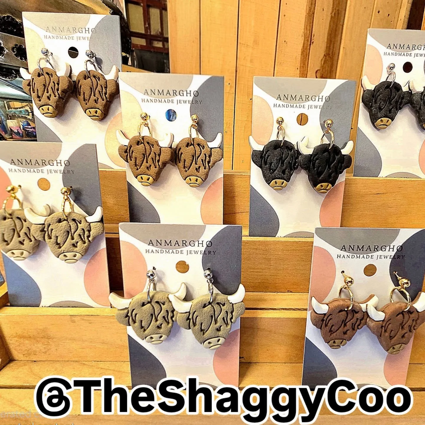 ✨🐮 Introducing the shaggy coo earrings you never knew you needed! These tiny Highland cows bring all the charm &mdash; fluffy fringe, sweet little faces, and the perfect touch of whimsy to any outfit.

Tag your coo-loving bestie!

#TheShaggyCoo #sho