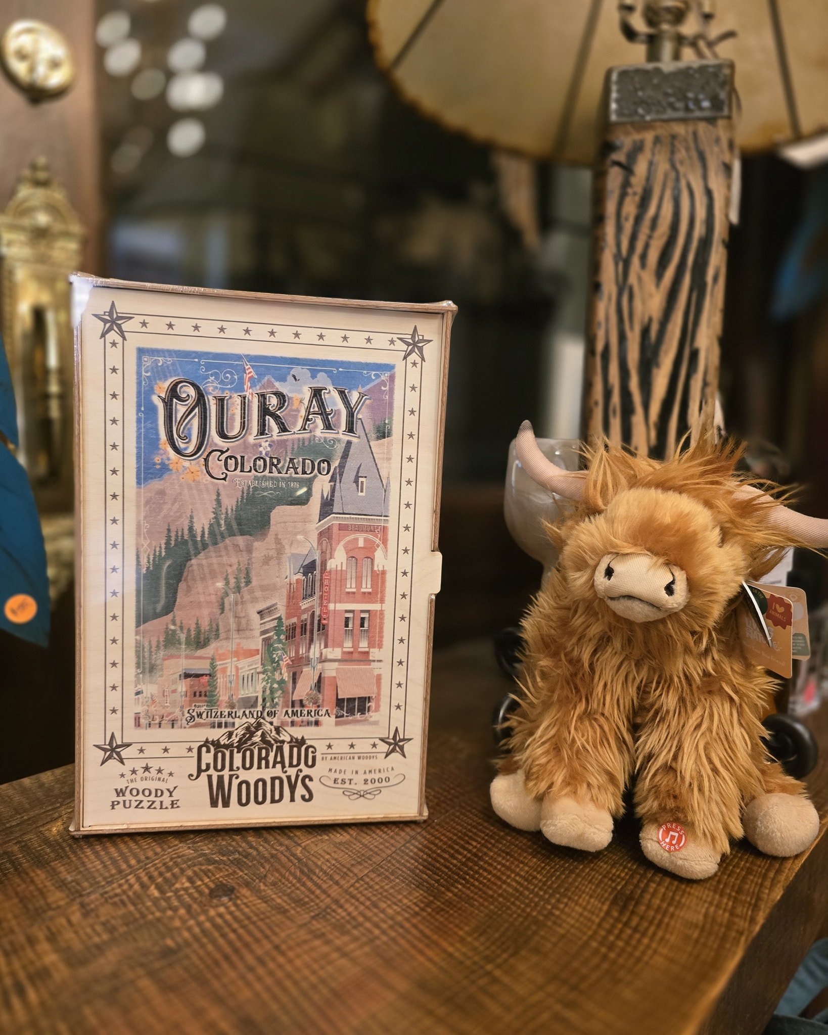Piece by piece, a piece of history 🧩
This beautifully crafted wooden puzzle features the iconic Beaumont Hotel in Ouray, Colorado&mdash;perfect for slow afternoons and mountain-town dreams.

#TheShaggyCoo #shoplocal #SupportSmallBusiness #WoodenPuzz