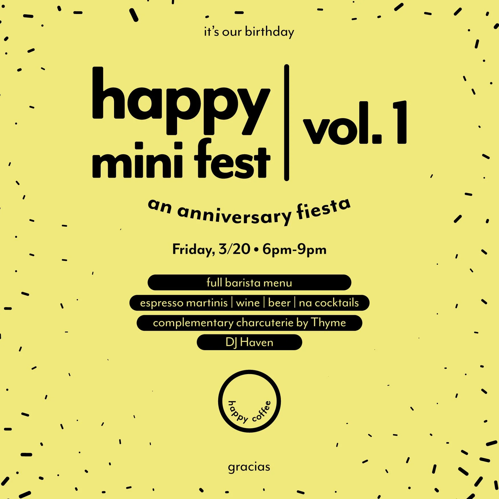 happy mini fest | vol. 1