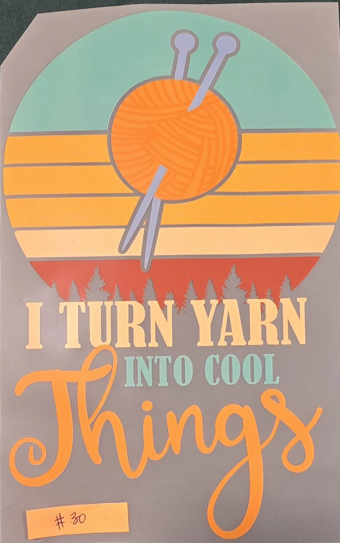 I Turn Yarn into Cool Things Adult T-Shirt (D30)