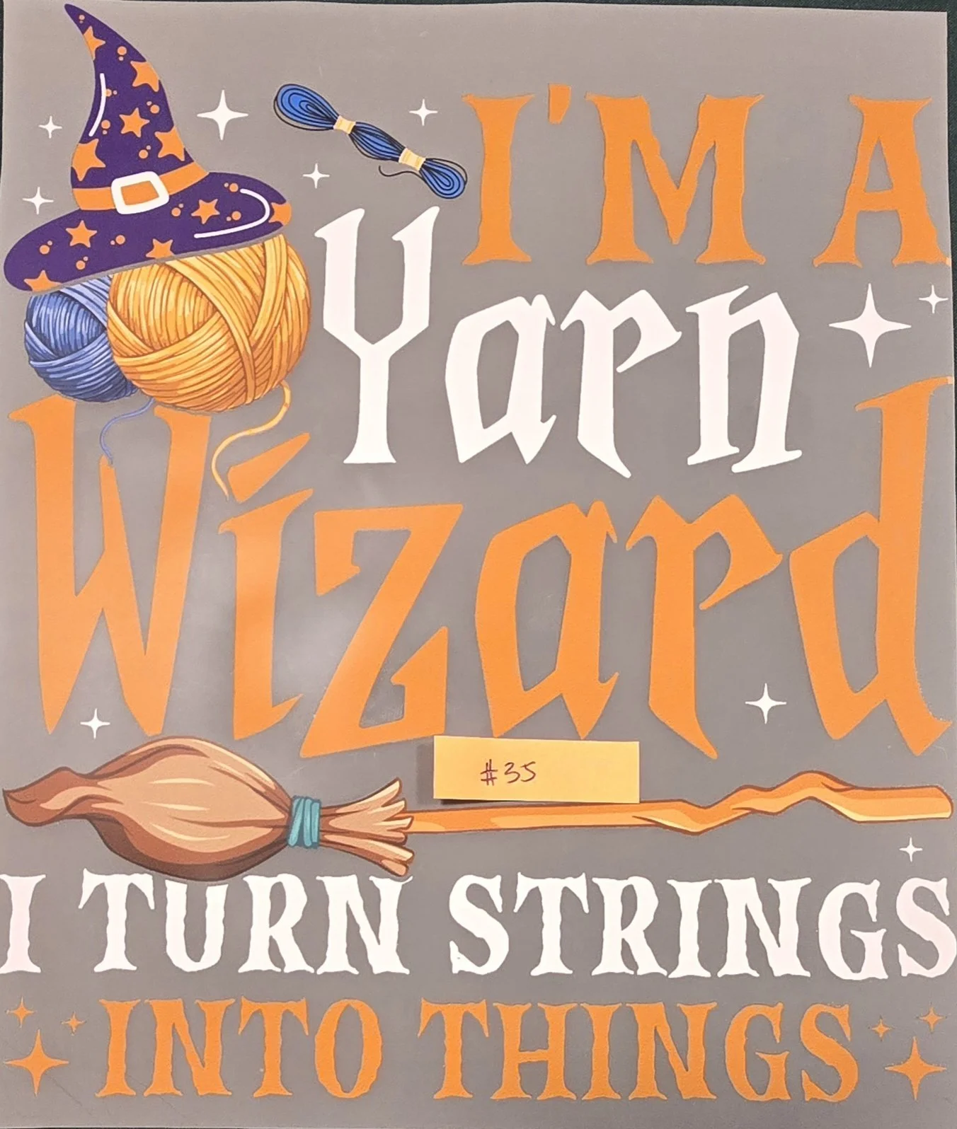 I'm a Yarn Wizard Adult T-Shirt (D35)