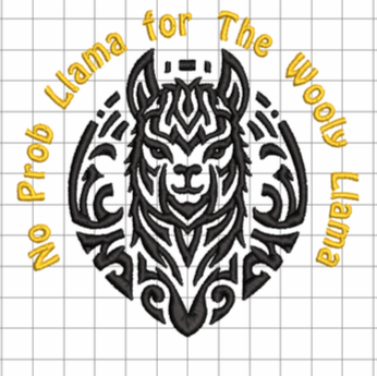 No Prob Llama for The Wooly Llama Notions Pouch