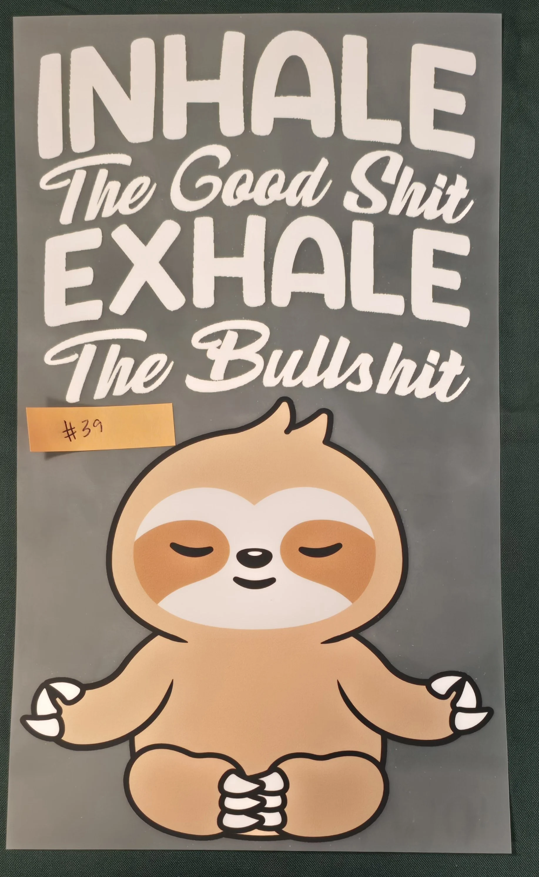 Inhale / Exhale Adult T-Shirt (D39)