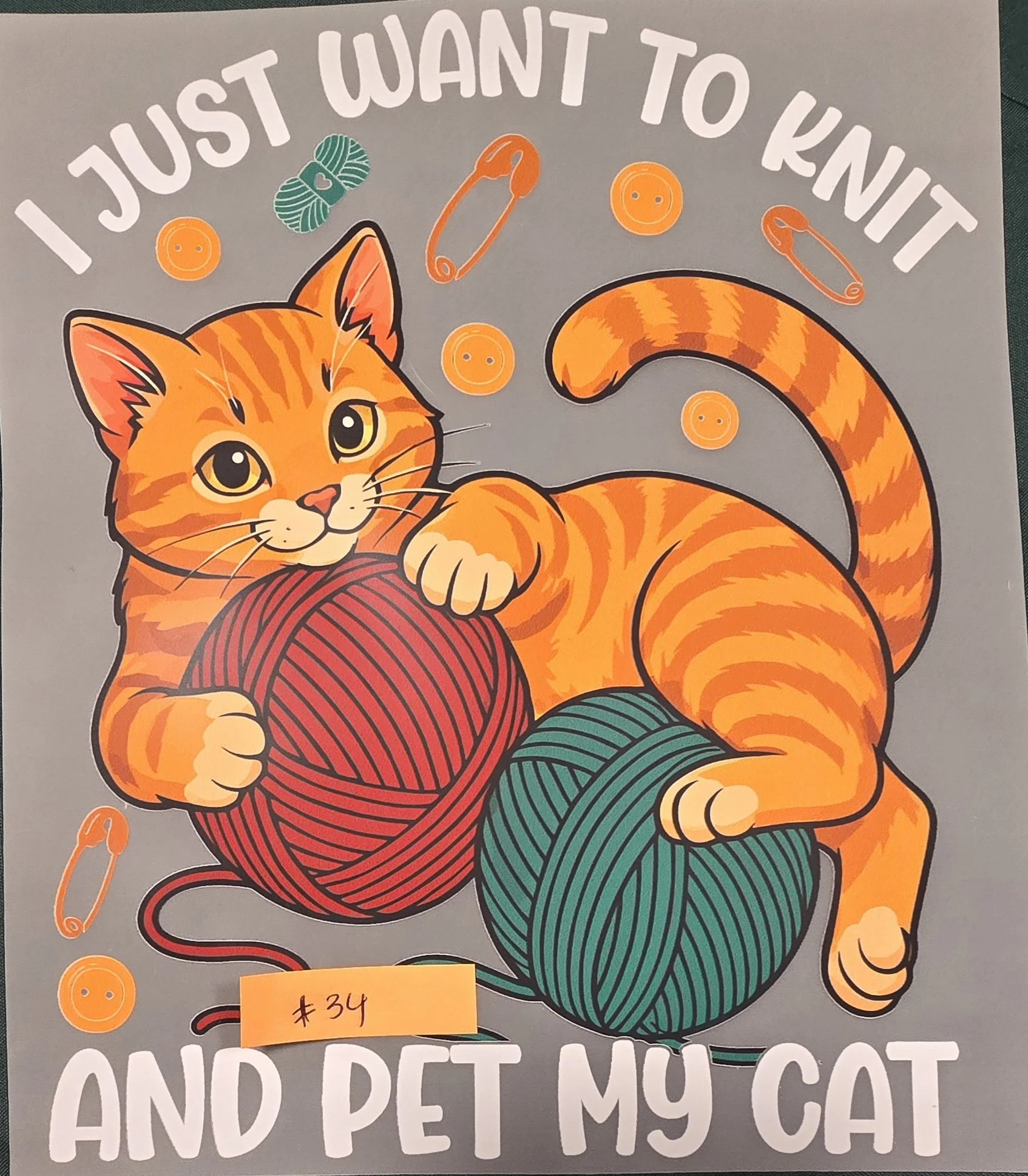 Kint and Pet my Cat Adult T-Shirt (D34)