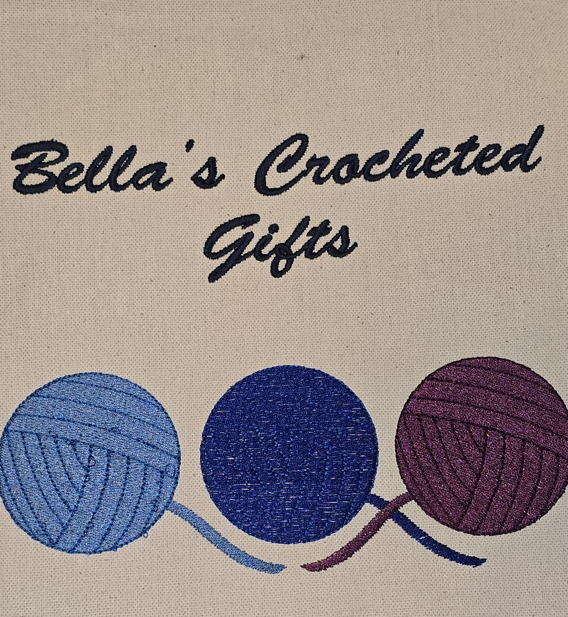 Bella's crocheted gifts Canvas Tote Bags