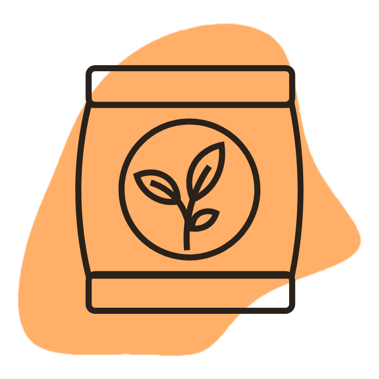 A compost bag icon