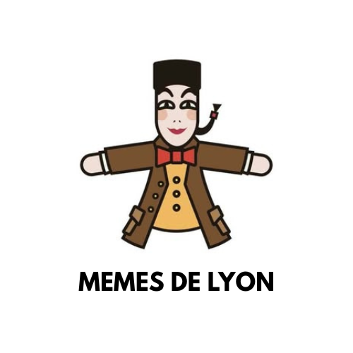 Logo de l'influenceur lyonnais "Memes de Lyon" représentant la traditionnelle marionnette de "Guignol"