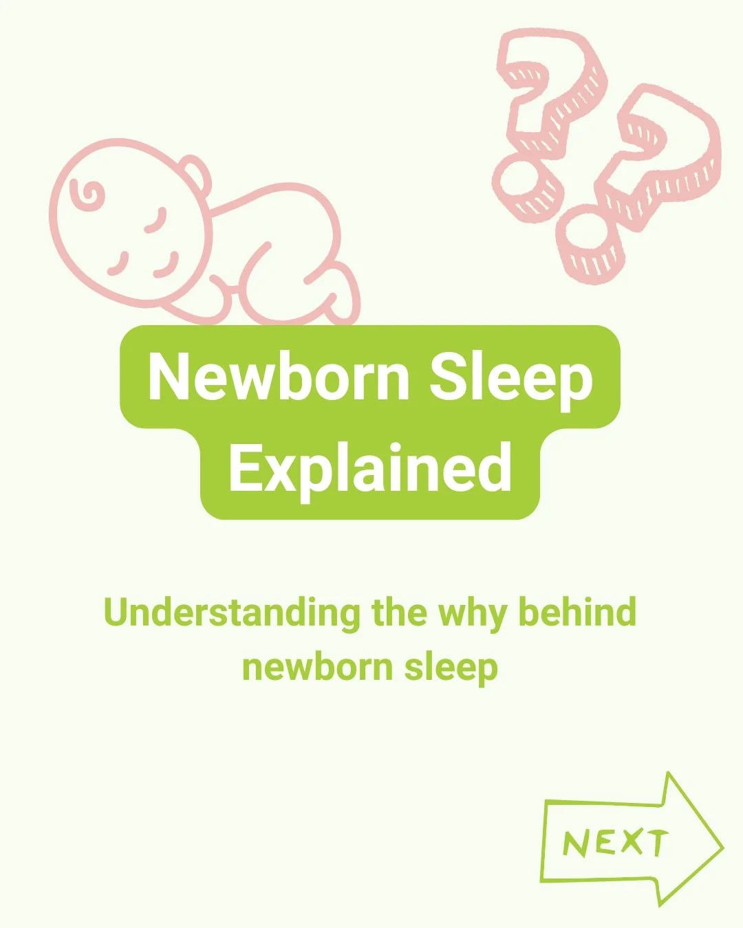 If newborn sleep feels hard, that doesn&rsquo;t mean it&rsquo;s wrong.
It means you&rsquo;re caring for a baby whose brain and body are still developing.

Newborn sleep can feel chaotic &mdash; because it is, biologically.

Short sleep cycles.
Freque