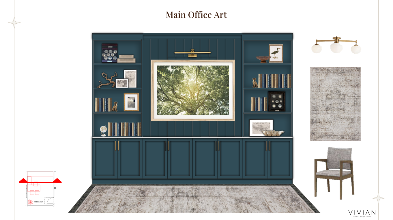 Main Office- Bookcase