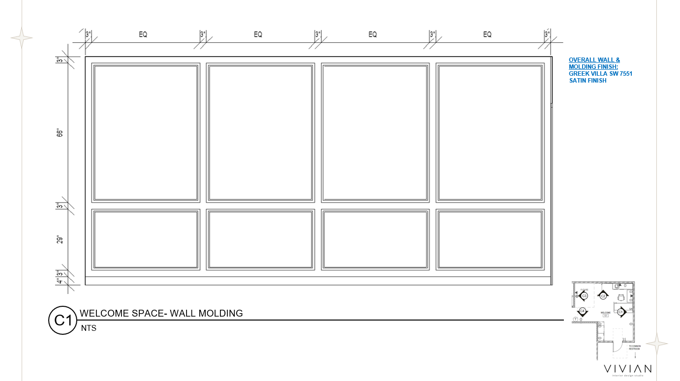 Wall Trim Drawing