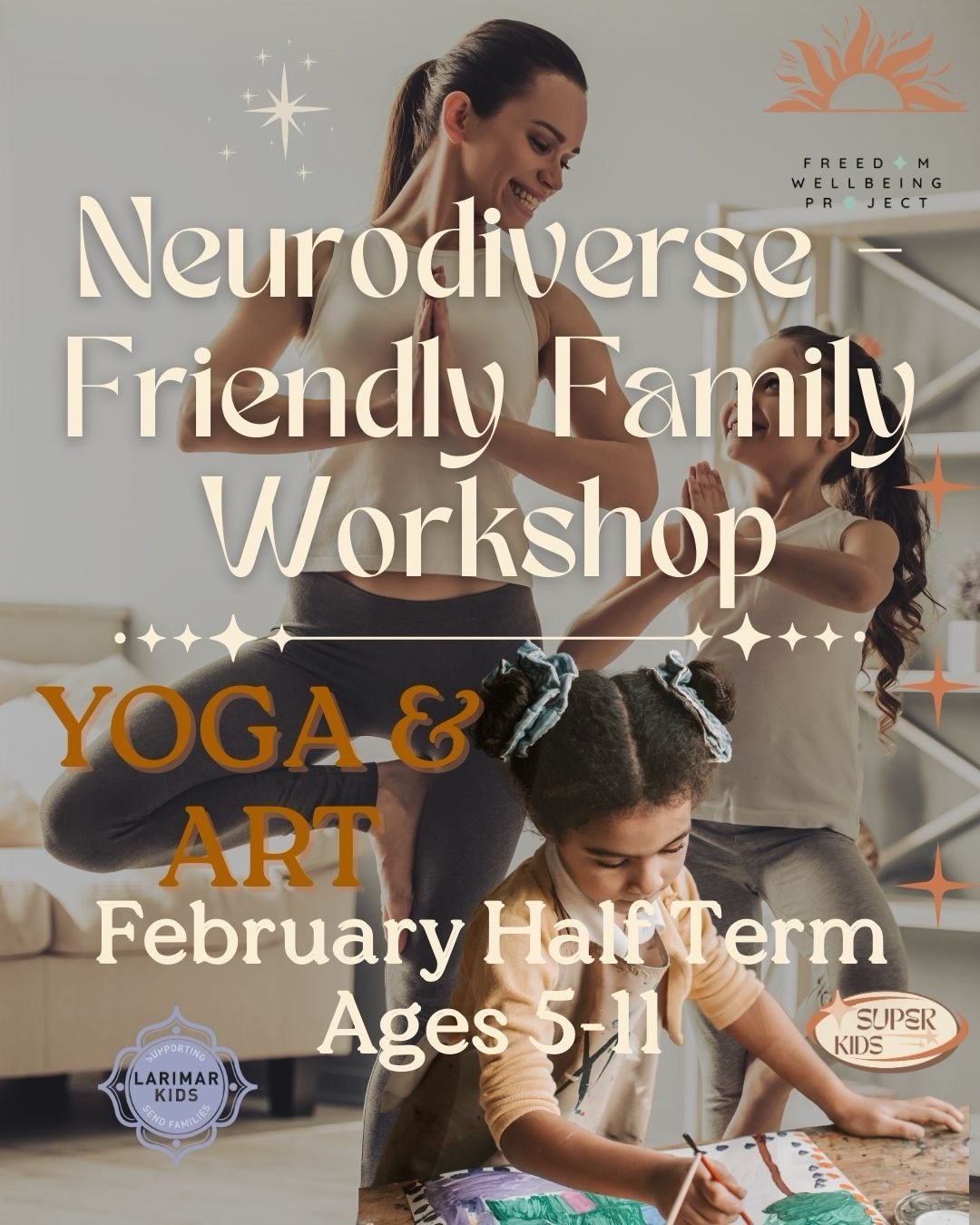 Upon popular request, we have decided to open up our workshop to all families in need of well-being support!
Join us this half term for a yoga and art workshop here at SunFyr Barns.✨
As nature readies for Spring and newness, we can too.🌿🪷

📍SunFyr