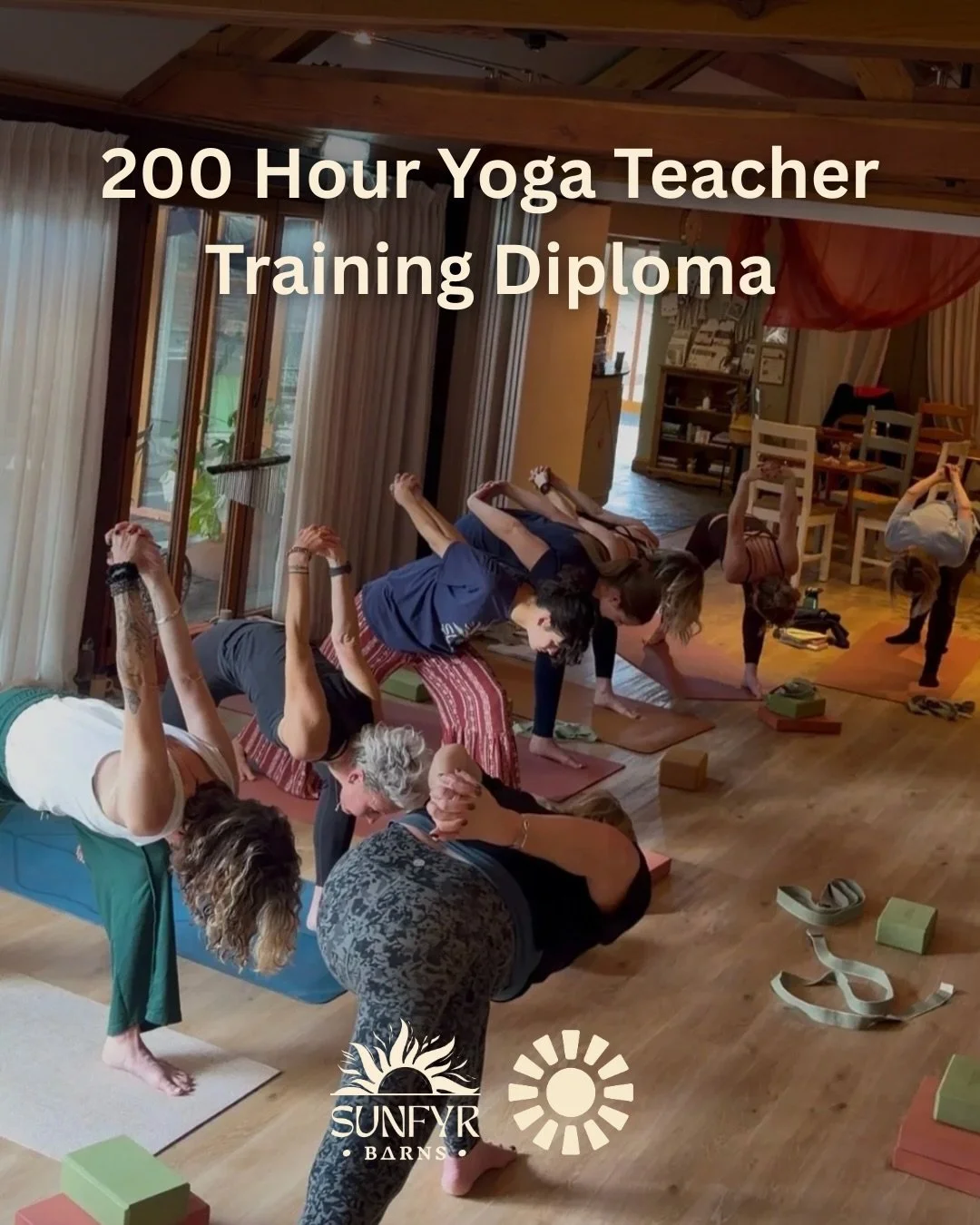 Rooted in tradition. Taught for real life.

At SunFyr Barns, we&rsquo;re so proud to be the home of our sister company Freedom Yoga &amp; Retreats - and to host their year-long, in-person 200-Hour Yoga Teacher Training here in the barns @freedomyoga_