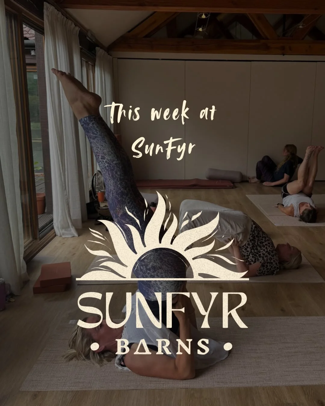 This week at Sunfyr ✨ we&rsquo;ve have our regular full schedule of yoga, Qigong, and sessions for all ages - from energising morning flows to slower, more calming evening classes - alongside family and kids offerings throughout the week.

You can al