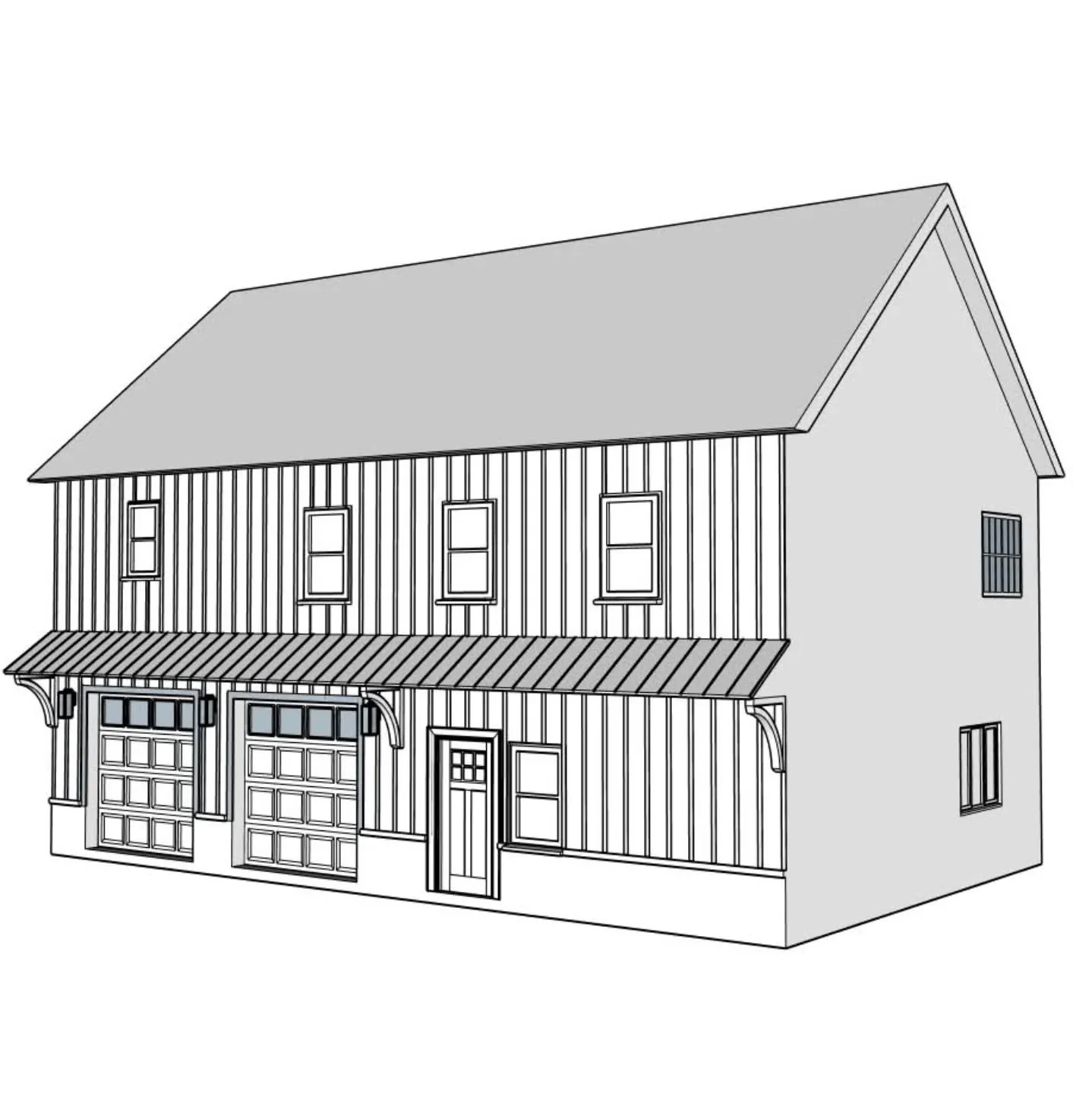 Been hard at work designing a new garage build. It should be a lot of fun to see this one come together! 
If you or anyone that you know needs a design or needs something built, we are bringing on a few more projects for the fall of 2025. 
#designb