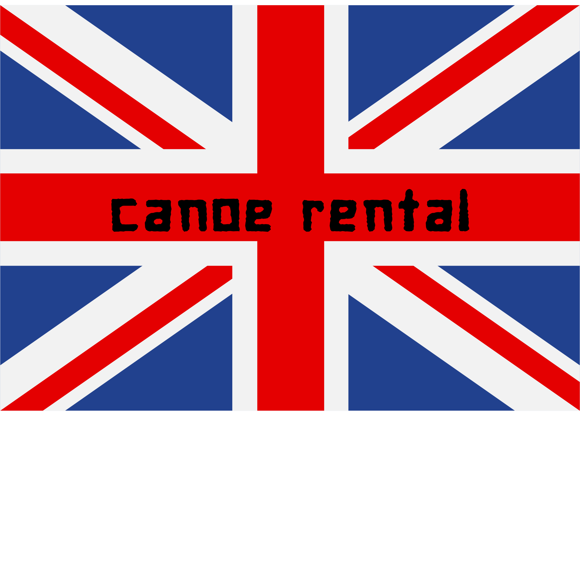 canoe rental prices in Englisch language