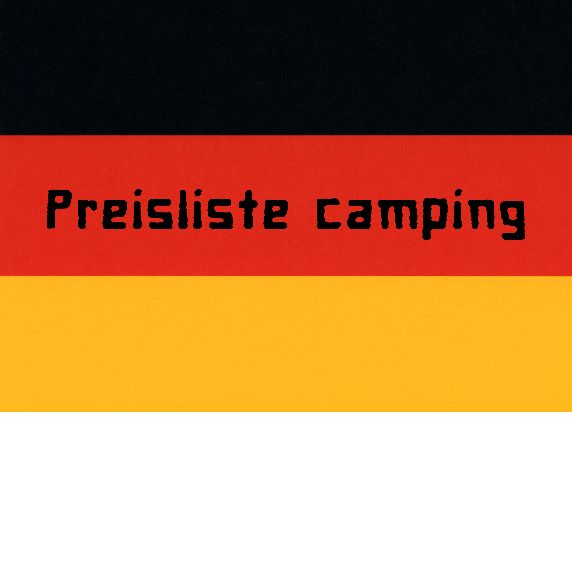 Preisliste camping Ogge Gjesteheim auf Deutsche Sprache