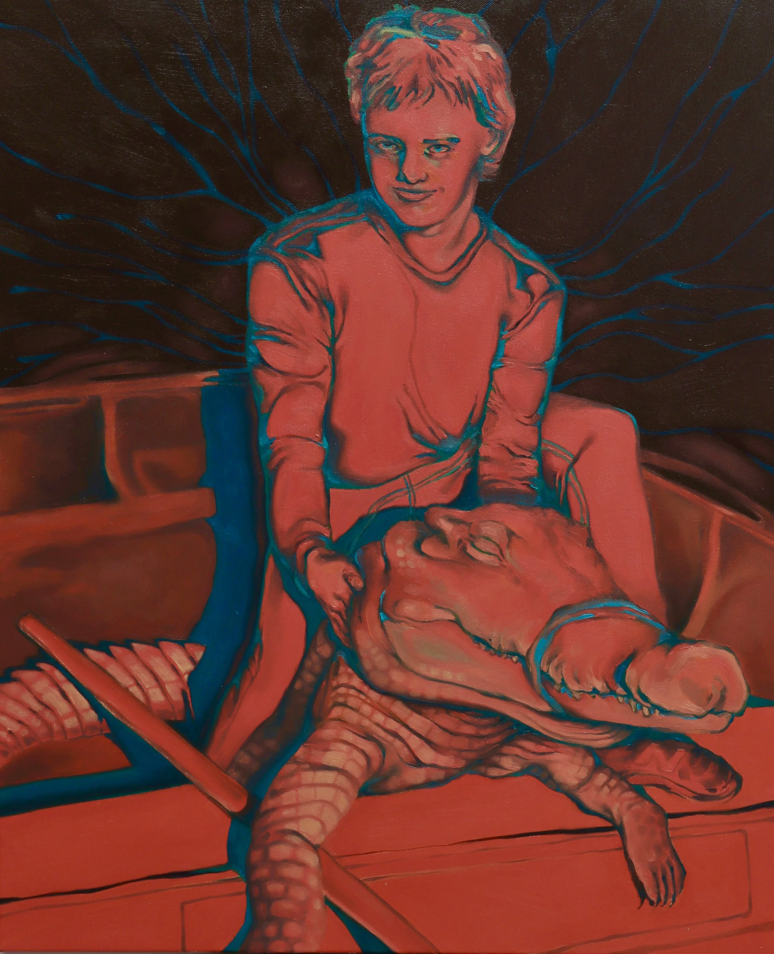 The Makings of a Man, 2026, oil on canvas, 75x60cm