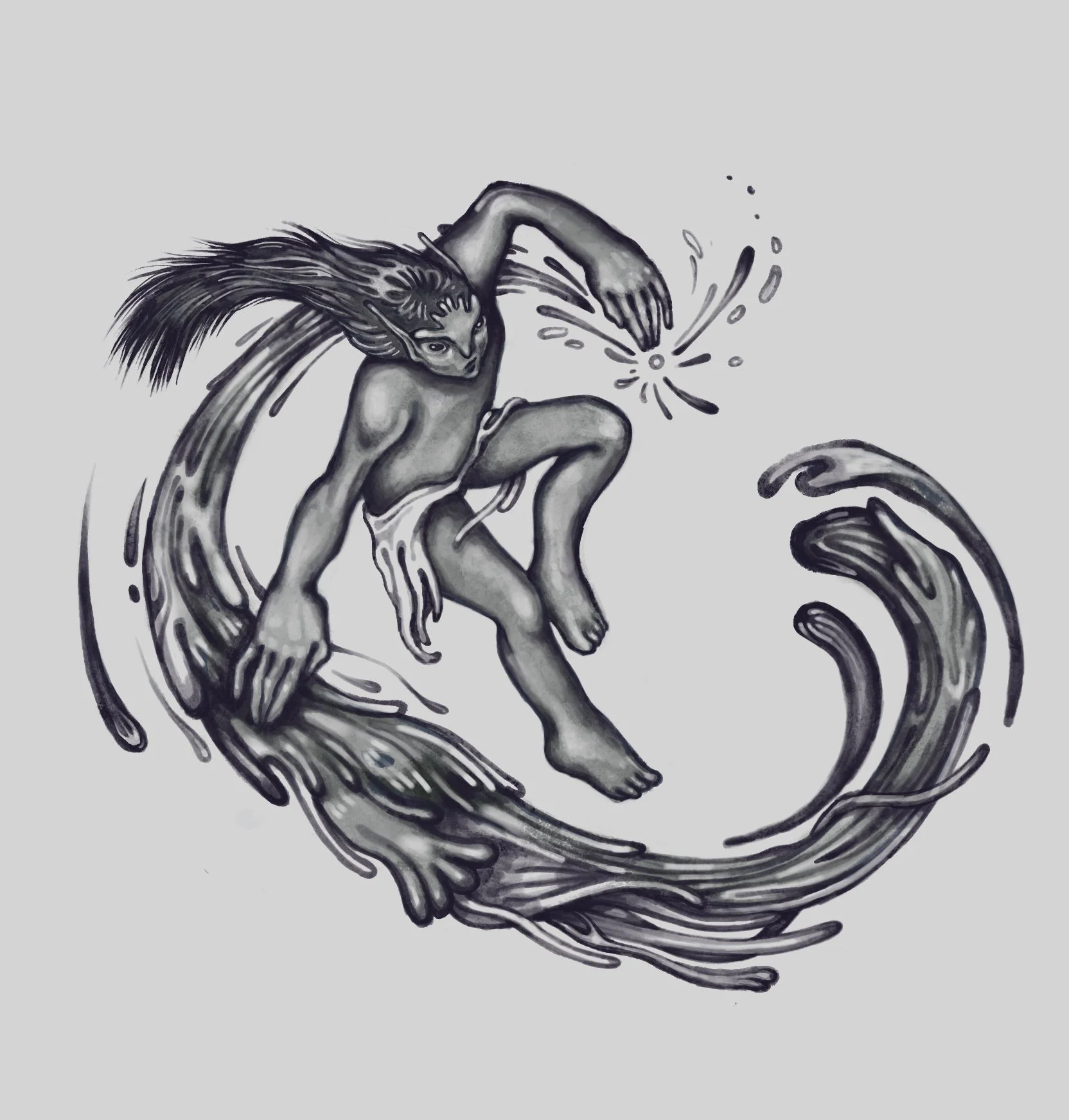 Energy Harnesser, 2024, digital illustration