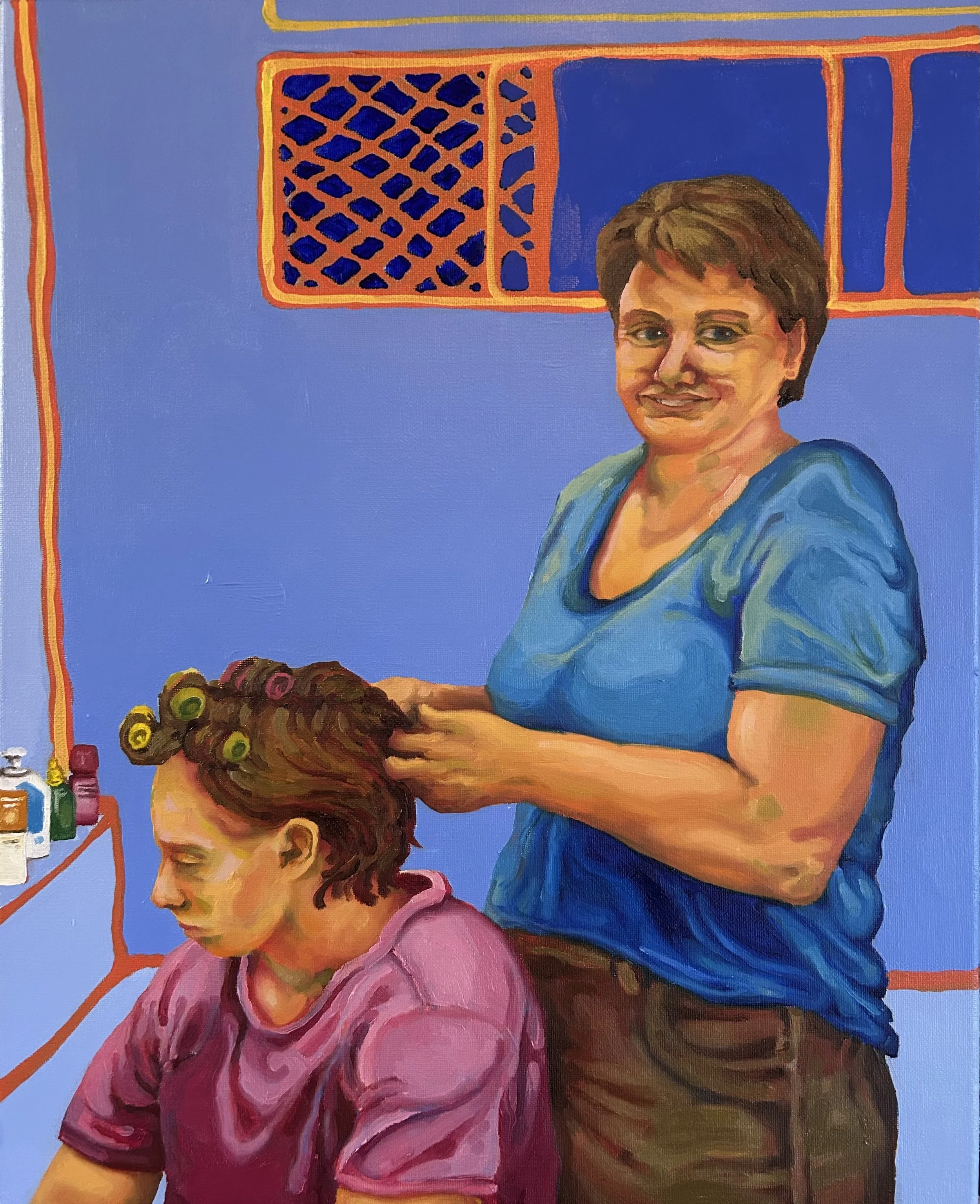 Obligations, 2026, oil on canvas, 50x40cm