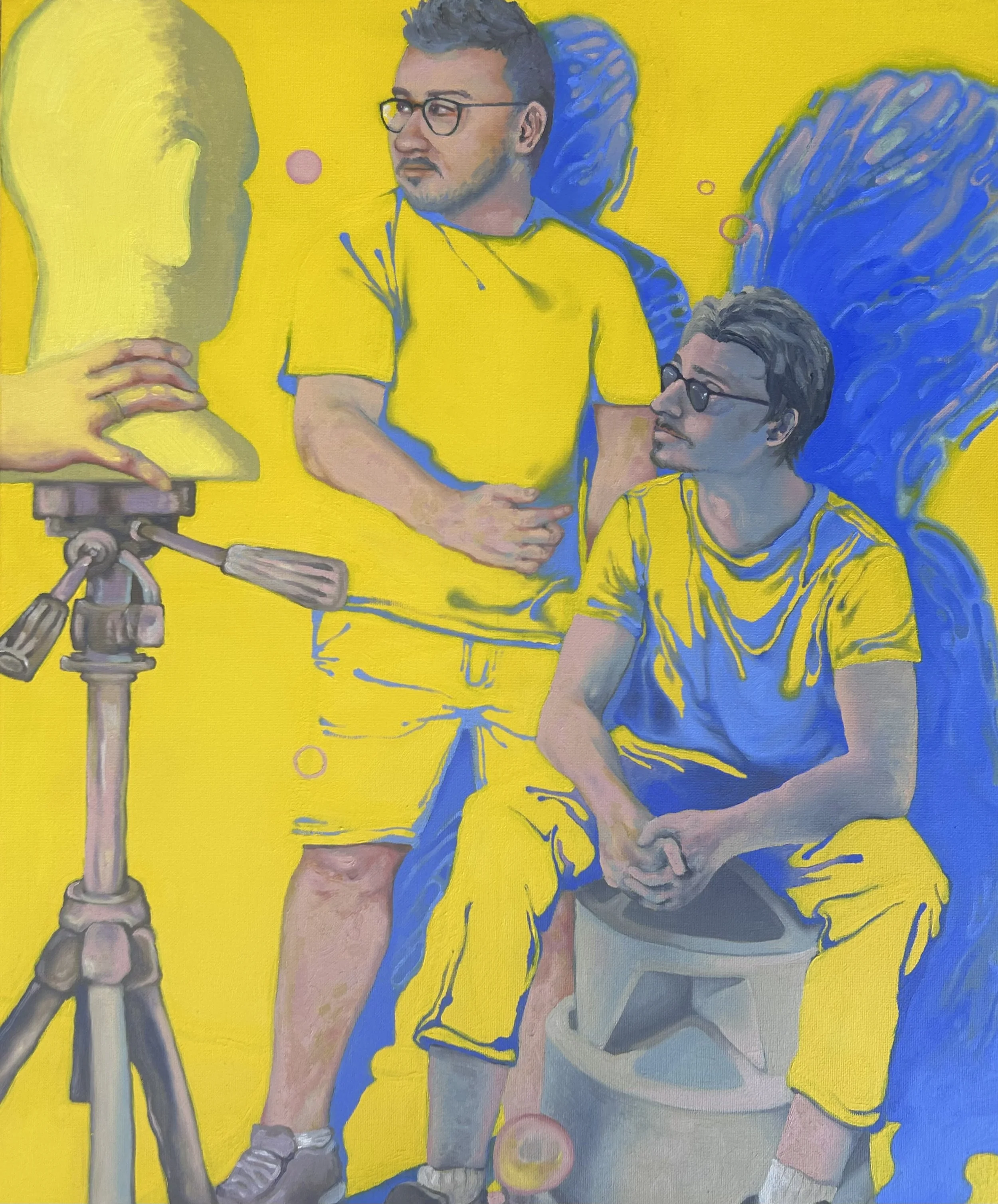 Manifestations of Confidence, 2026, oil on canvas, 60x50cm