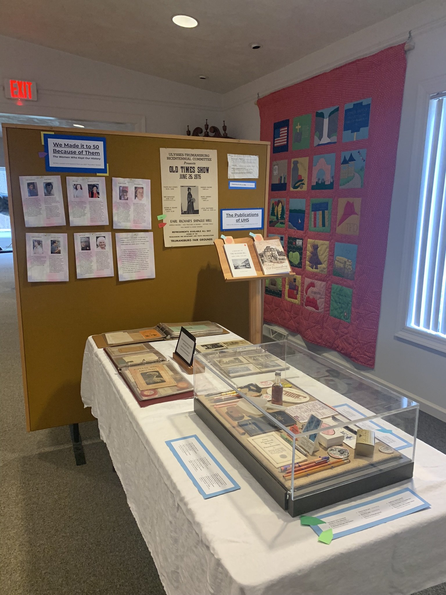 Exhibit: ‘The Memories We Keep - 50 Years of the Ulysses Historical Society - 1975-2025’