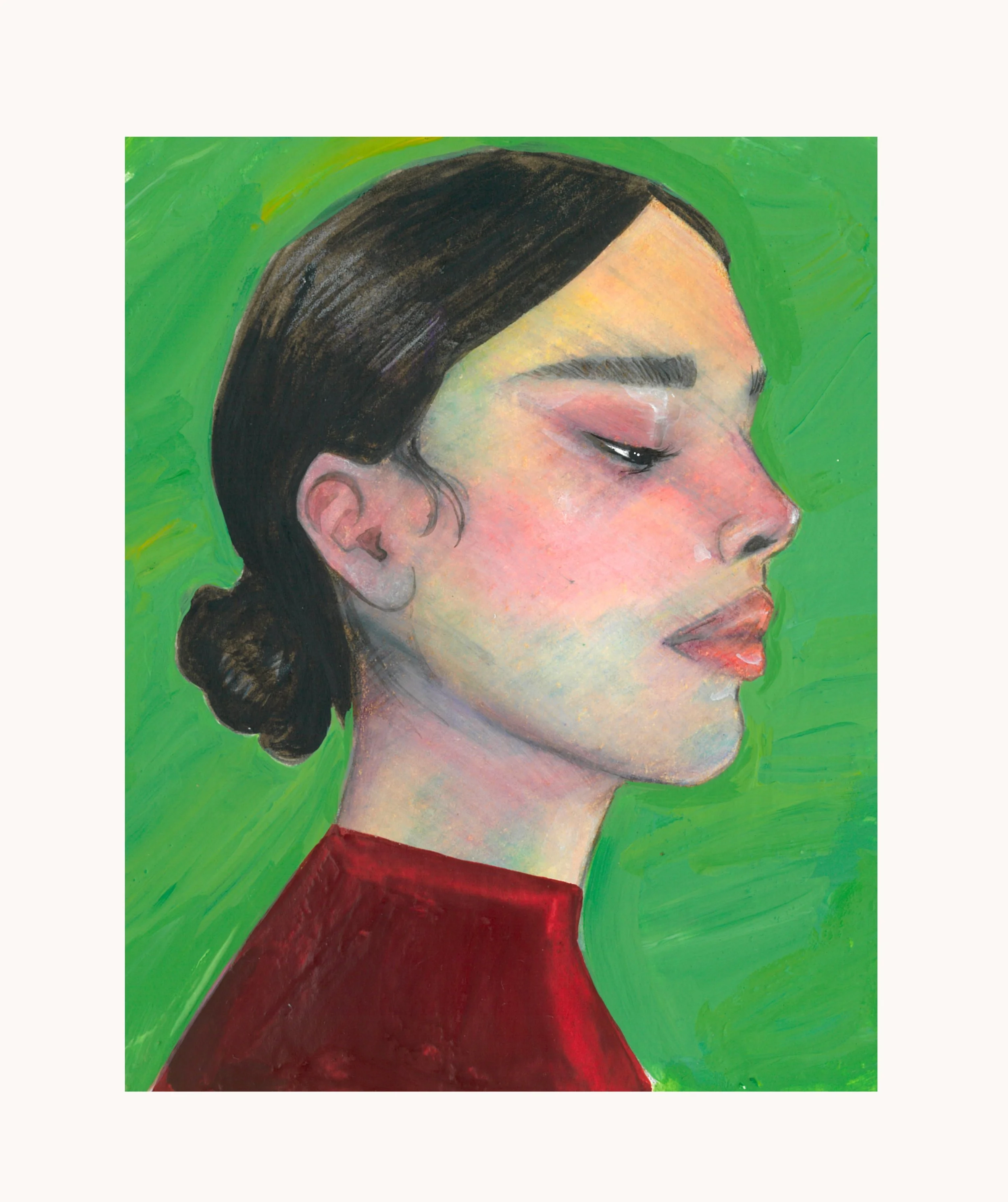 Watercolour Pencil Print Woman Portrait.jpg