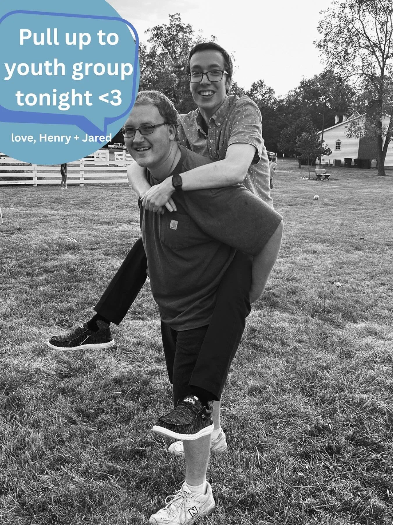 🤭this one is for our amazing youth leaders: Henry and Jared. Comment &ldquo;🐐&rdquo;if you agree.
