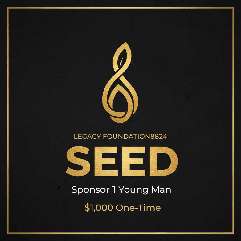 SEED Sponsorship — $1,000 (Sponsor 1 Young Man)