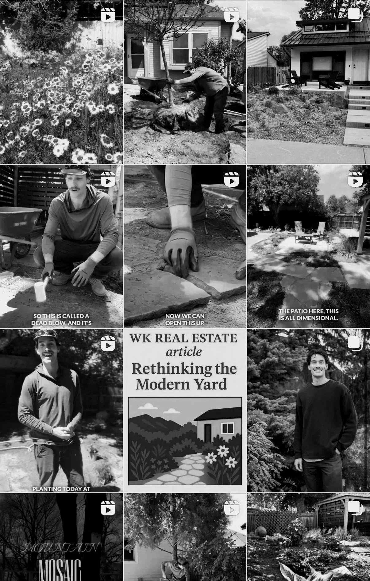 Mountain Mosaic Design