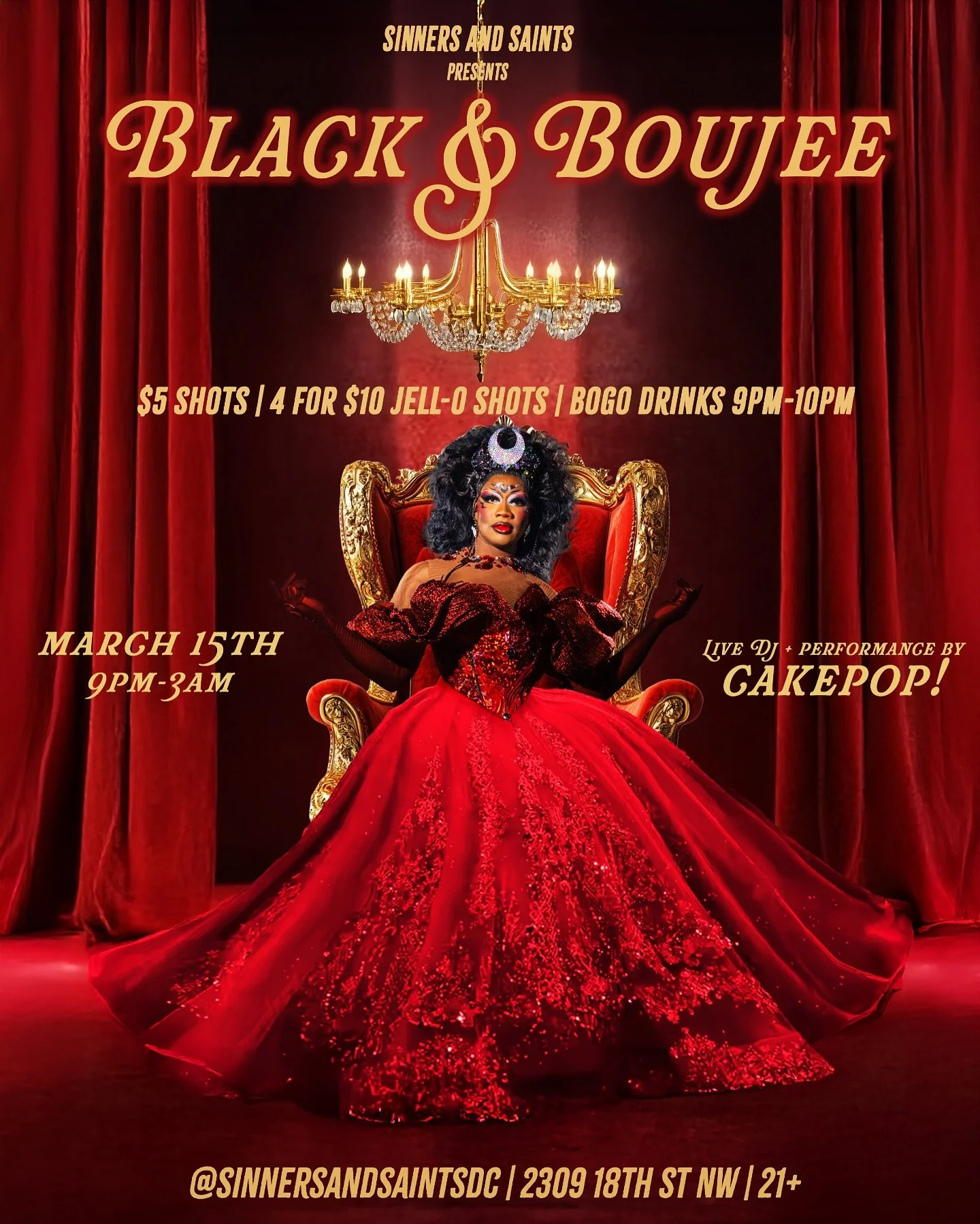 ✨ BLACK &amp; BOUJEE ✨ is back, and it&rsquo;s about to be LIT! 🔥 

This is your official invite to a night dedicated to Queer Black Excellence, Creativity, and Resistance. It&rsquo;s more than a party &mdash; it&rsquo;s a movement, a vibe, and a ce