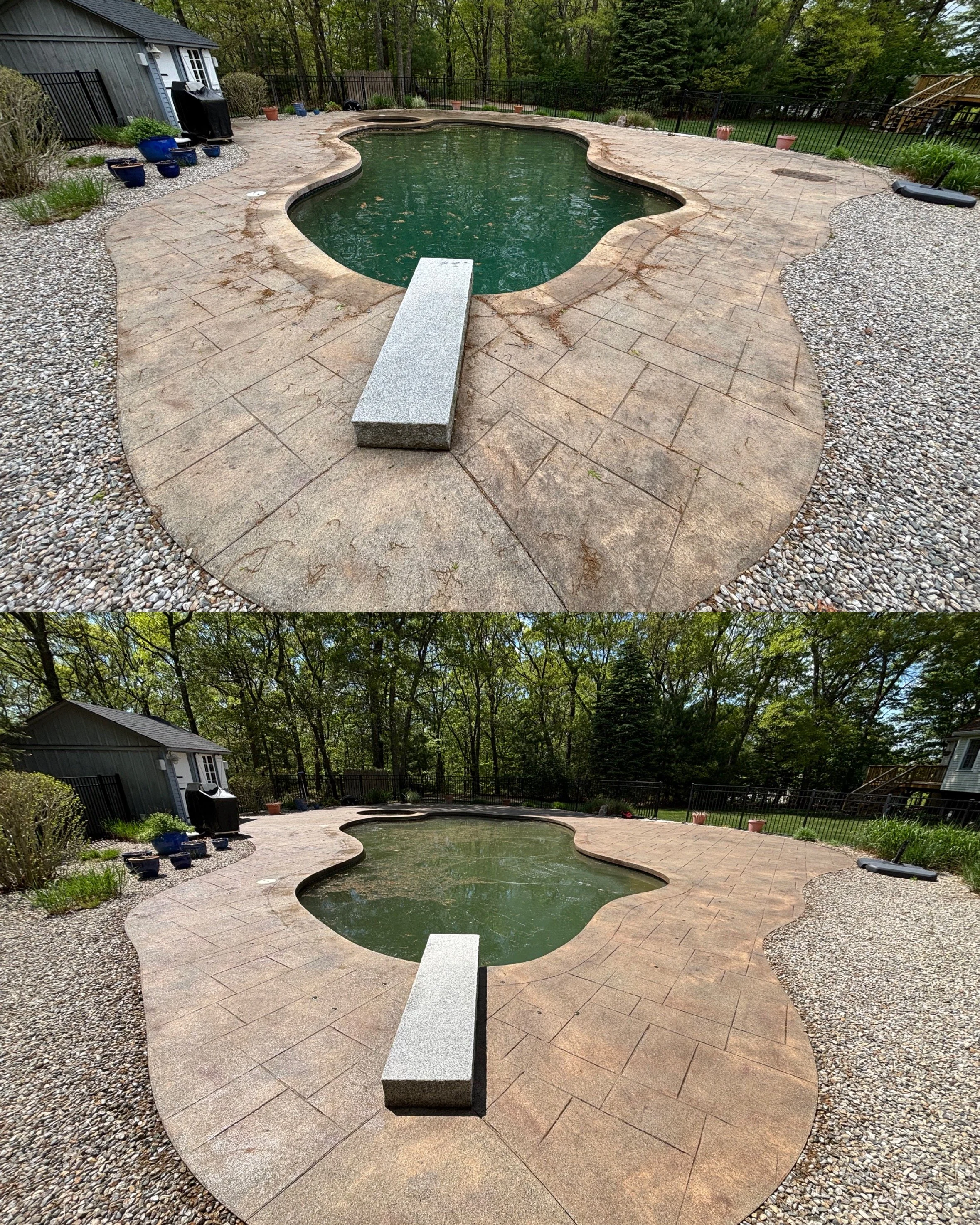 Power Wash Deck and Pool