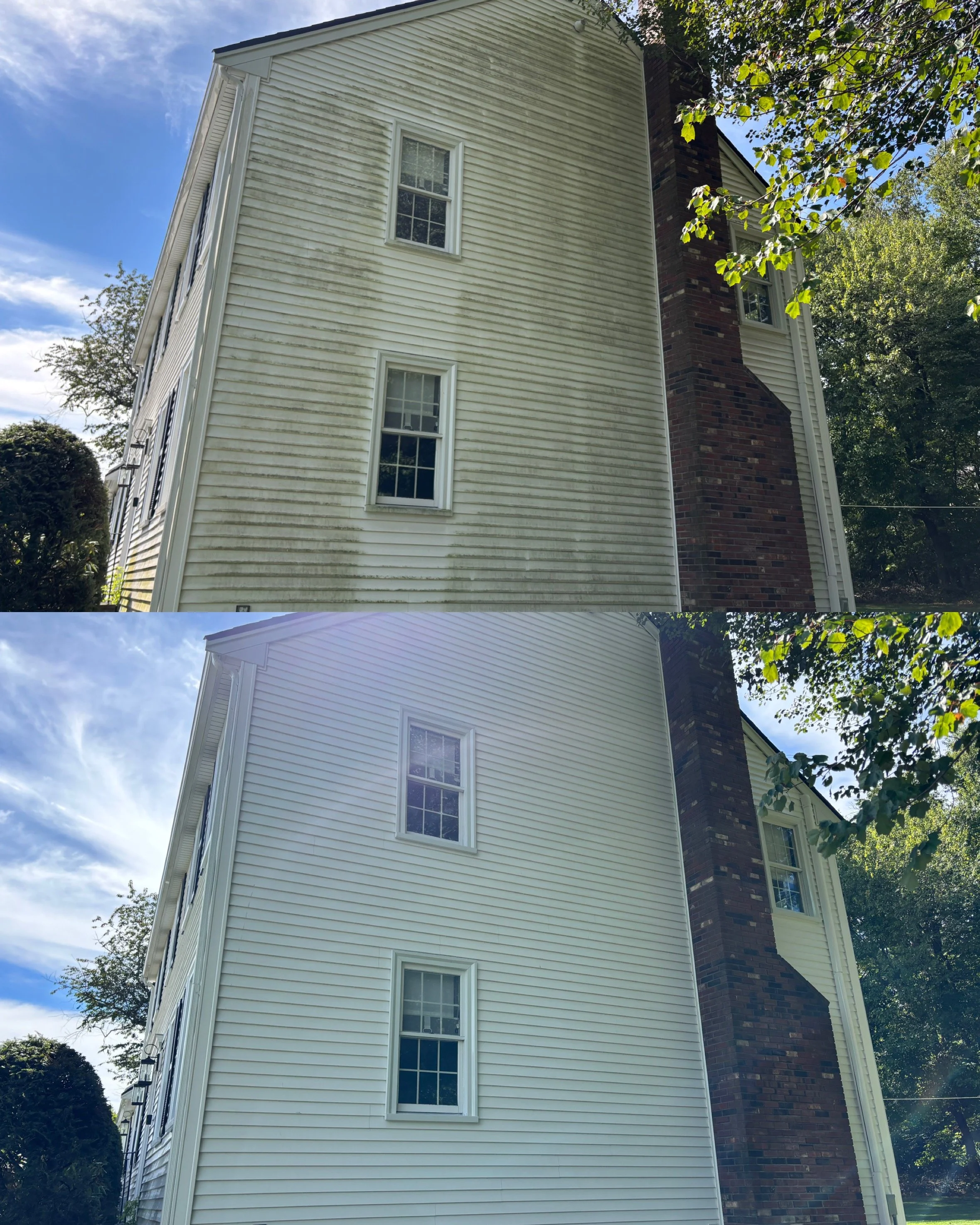 Power Wash Side of House