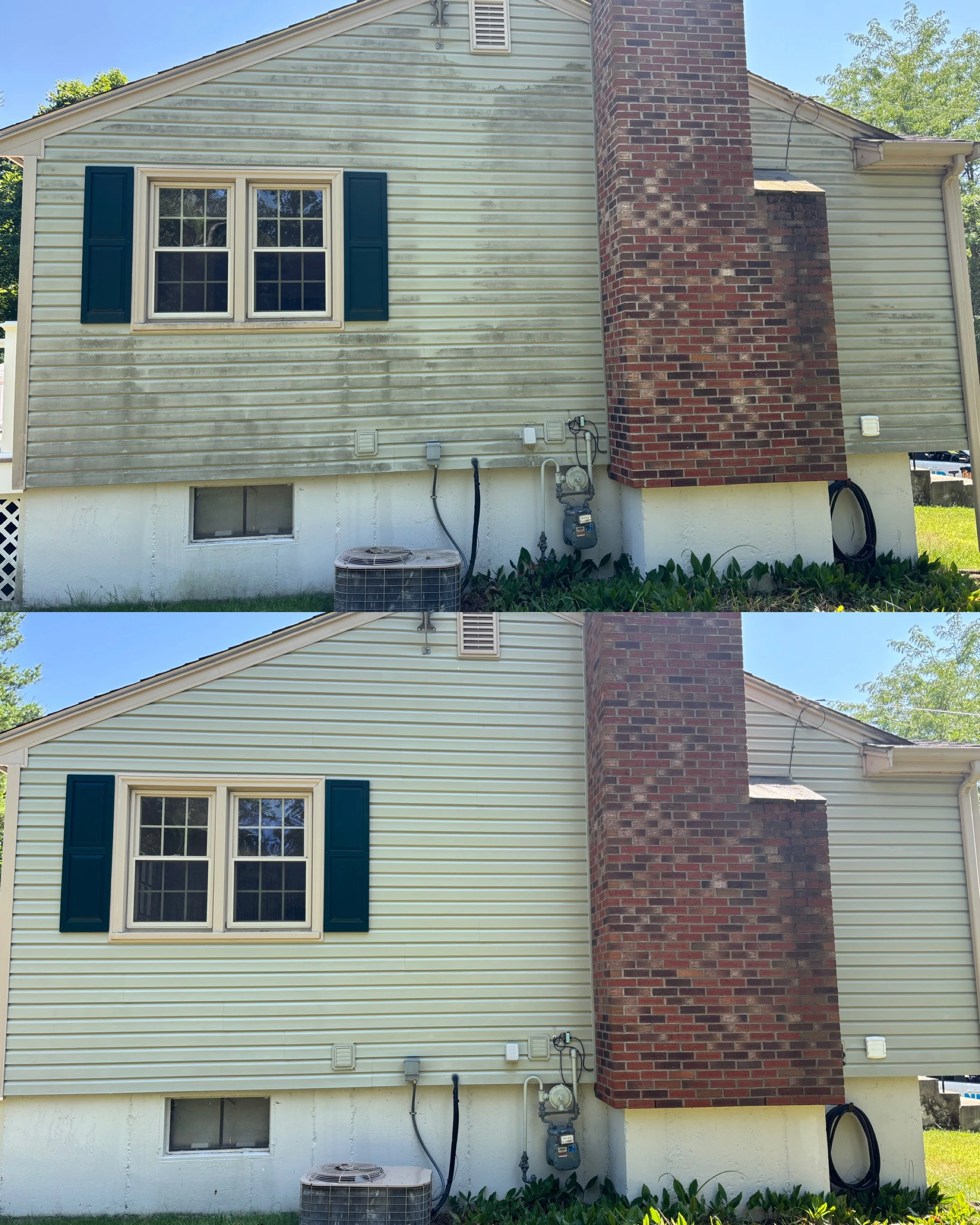 Power Wash Outside of House