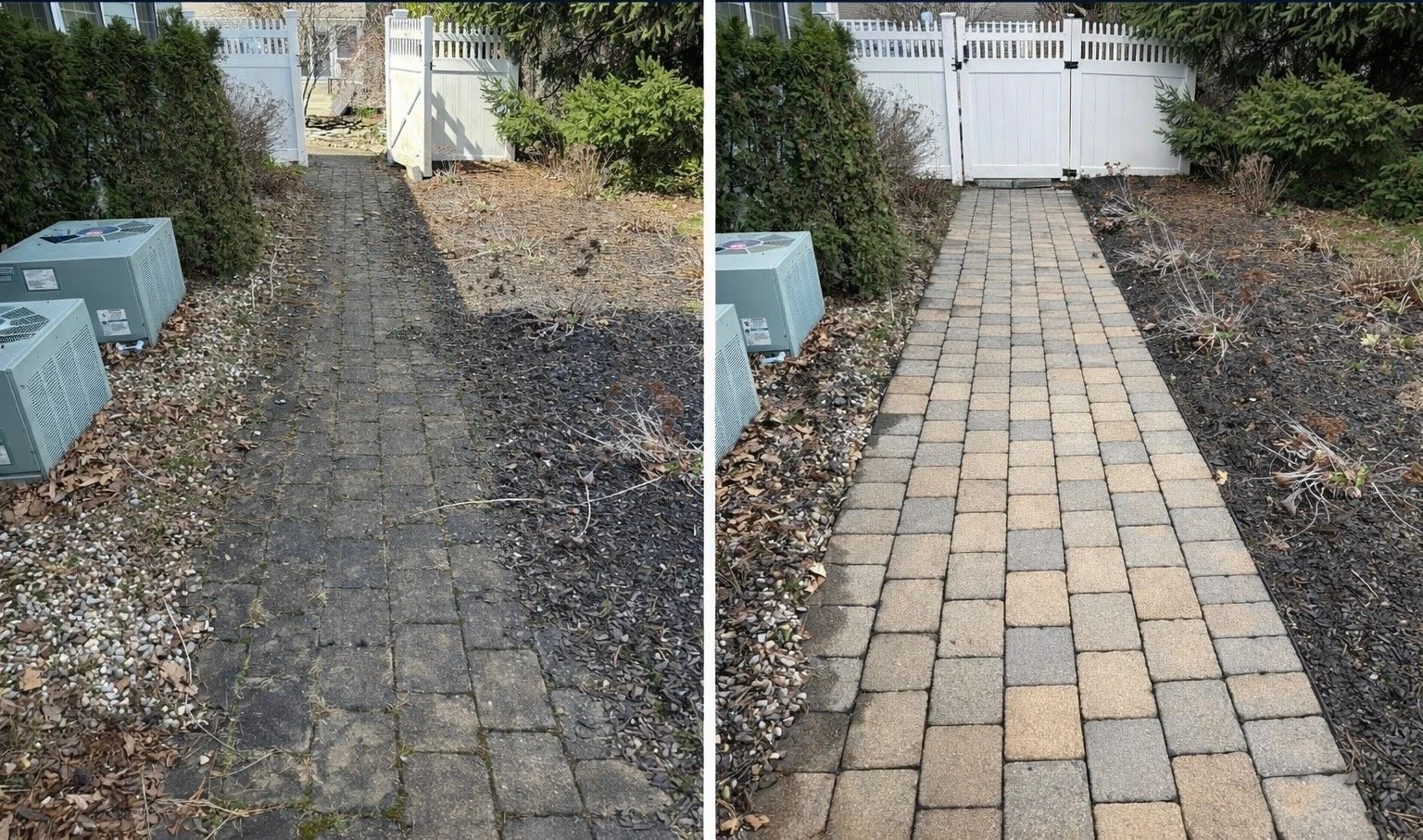 Power Wash Walkway