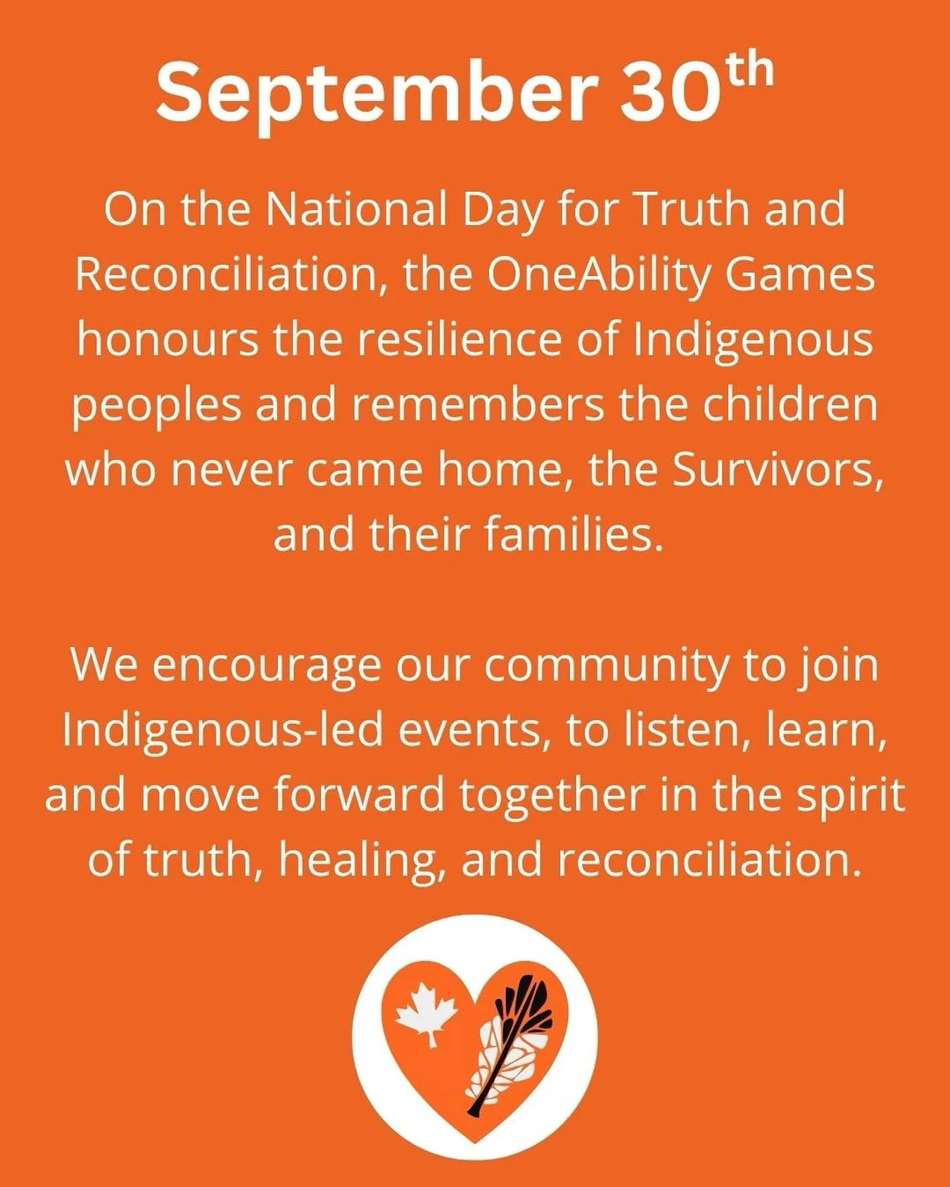 Today we honour Survivors, the children who never came home, and their families. Join Indigenous-led events to listen, learn, and move forward together in reconciliation 🧡

#truthandreconciliation #everychildmatters