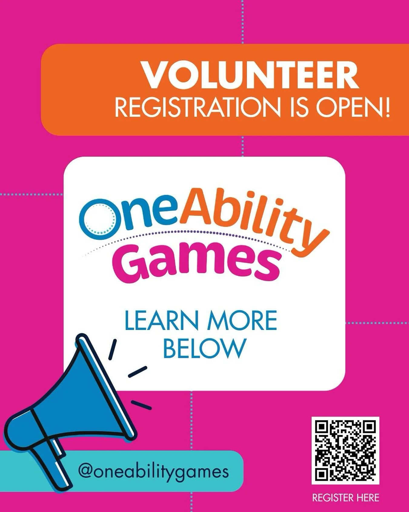 Volunteer registration for OneAbility Games is officially OPEN! 🎉

Whether you&rsquo;re passionate about adapted sport, love supporting community events, or want to help create meaningful opportunities for athletes of all ages and abilities, we&rsqu