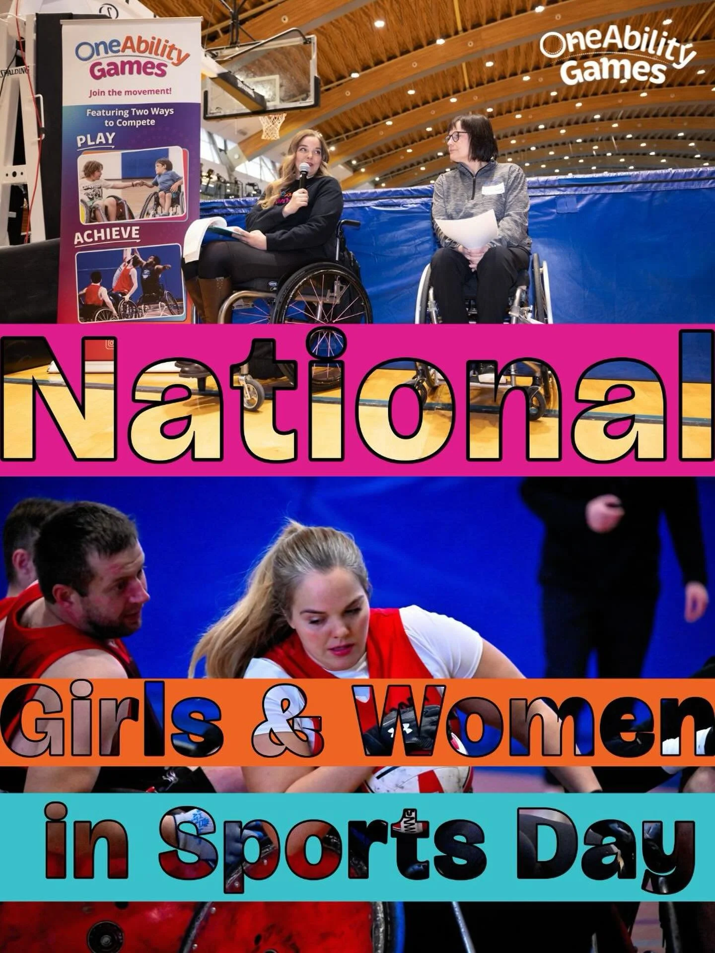 Today is National Girls &amp; Women in Sports Day 💜

At OneAbility Games, inclusion goes beyond a job description, shaped by the lived experiences and perspectives within our team.

Pictured here is Jessica Kruger, Manager of Communications &amp; En